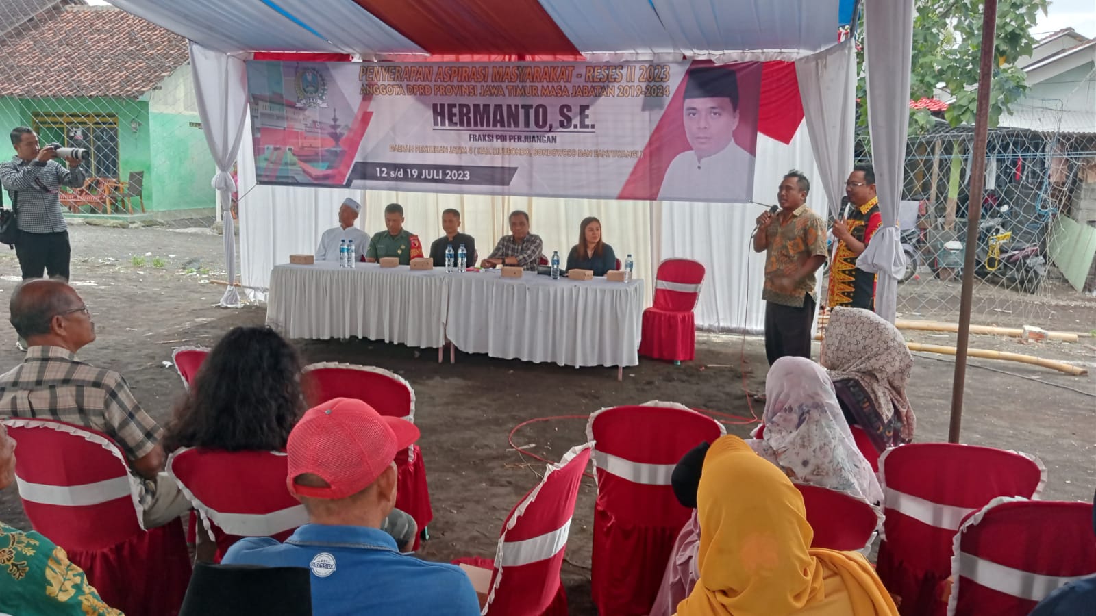 Reses fraksi PDI Perjuangan DPRD Jatim, Hermanto,SE di Banyuwangi